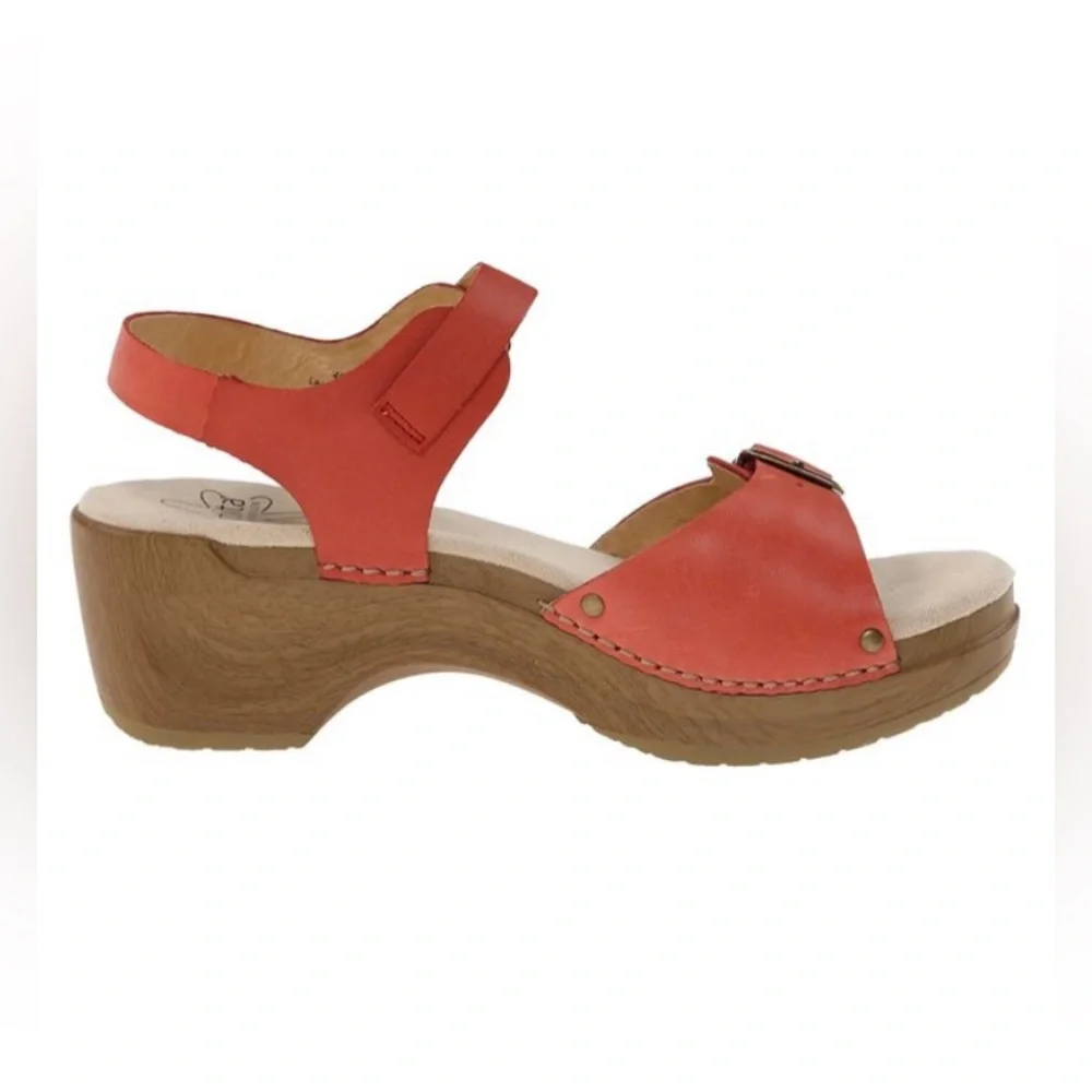 SANITA Leather Sandals <Like New> Size 37 - Picture 4 of 8